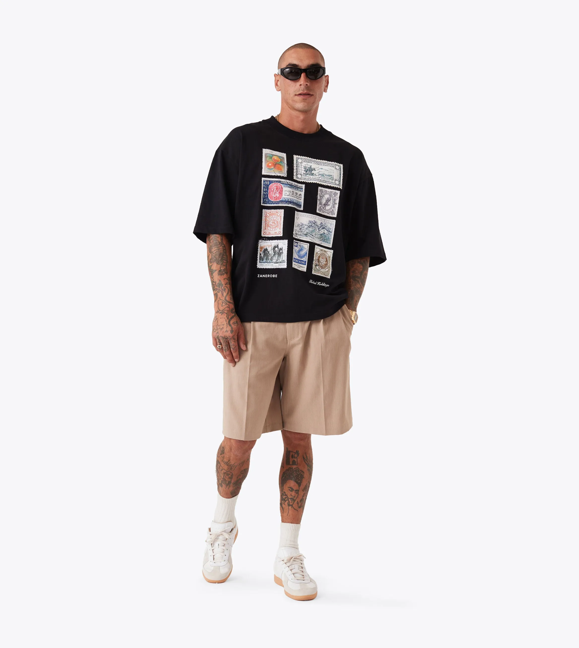 Stamps Flow Tee Black Holiday Trend