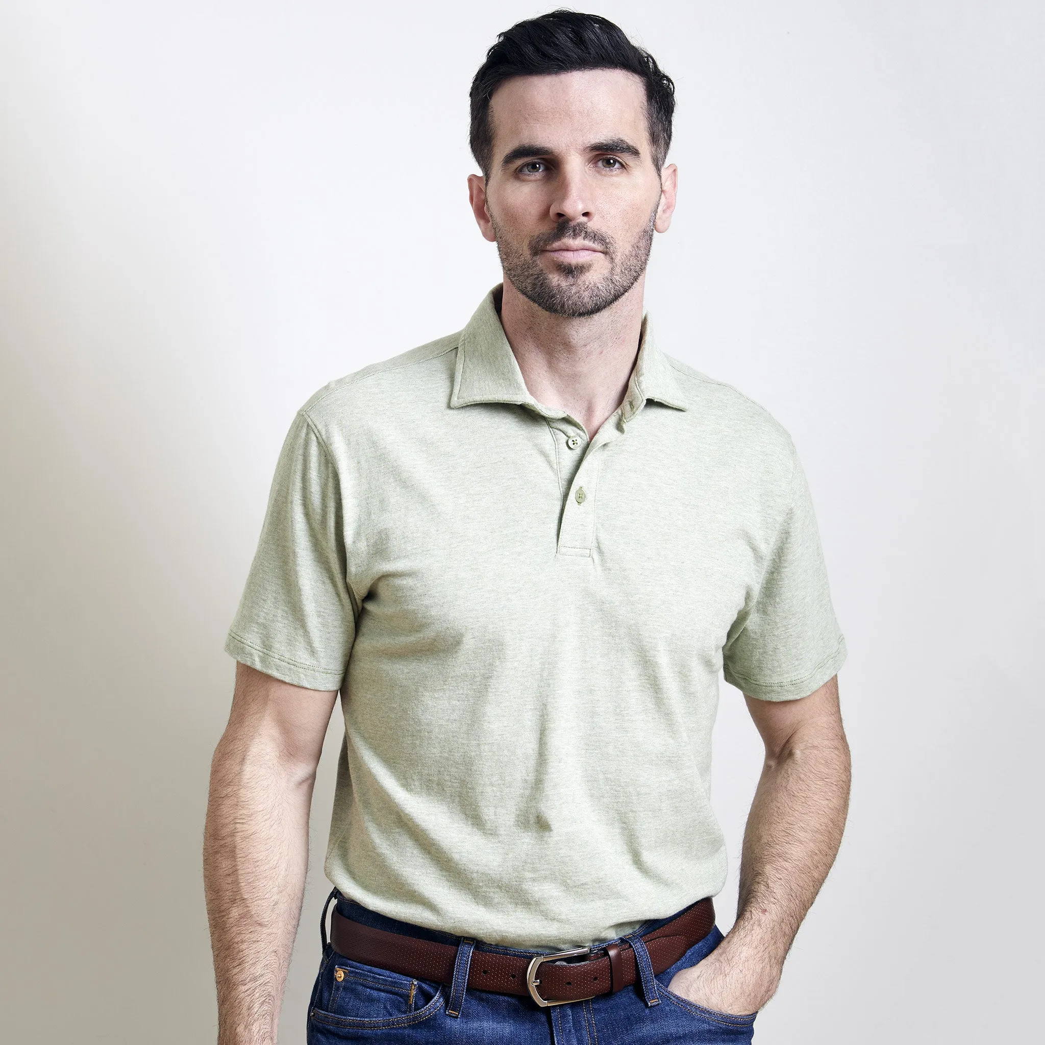 Sporty Style Wear Trendy Fabric Superfine Polo