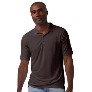Classic Wear Antigua: Men's Essentials Short Sleeve Polo - Brown Legacy Pique 104271 Weekend Comfort
