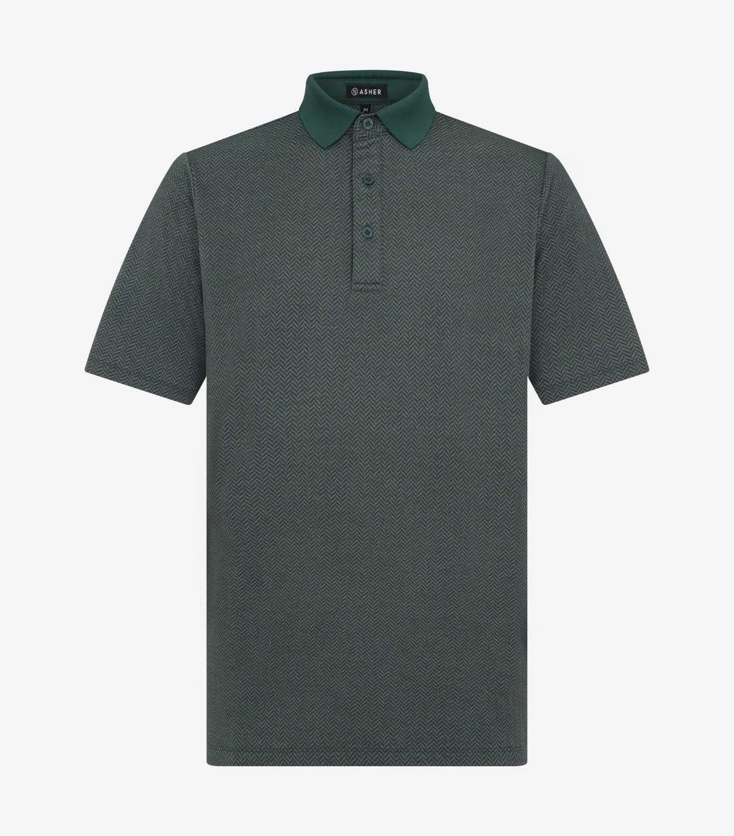 Comfy Layers Herringbone Polo
