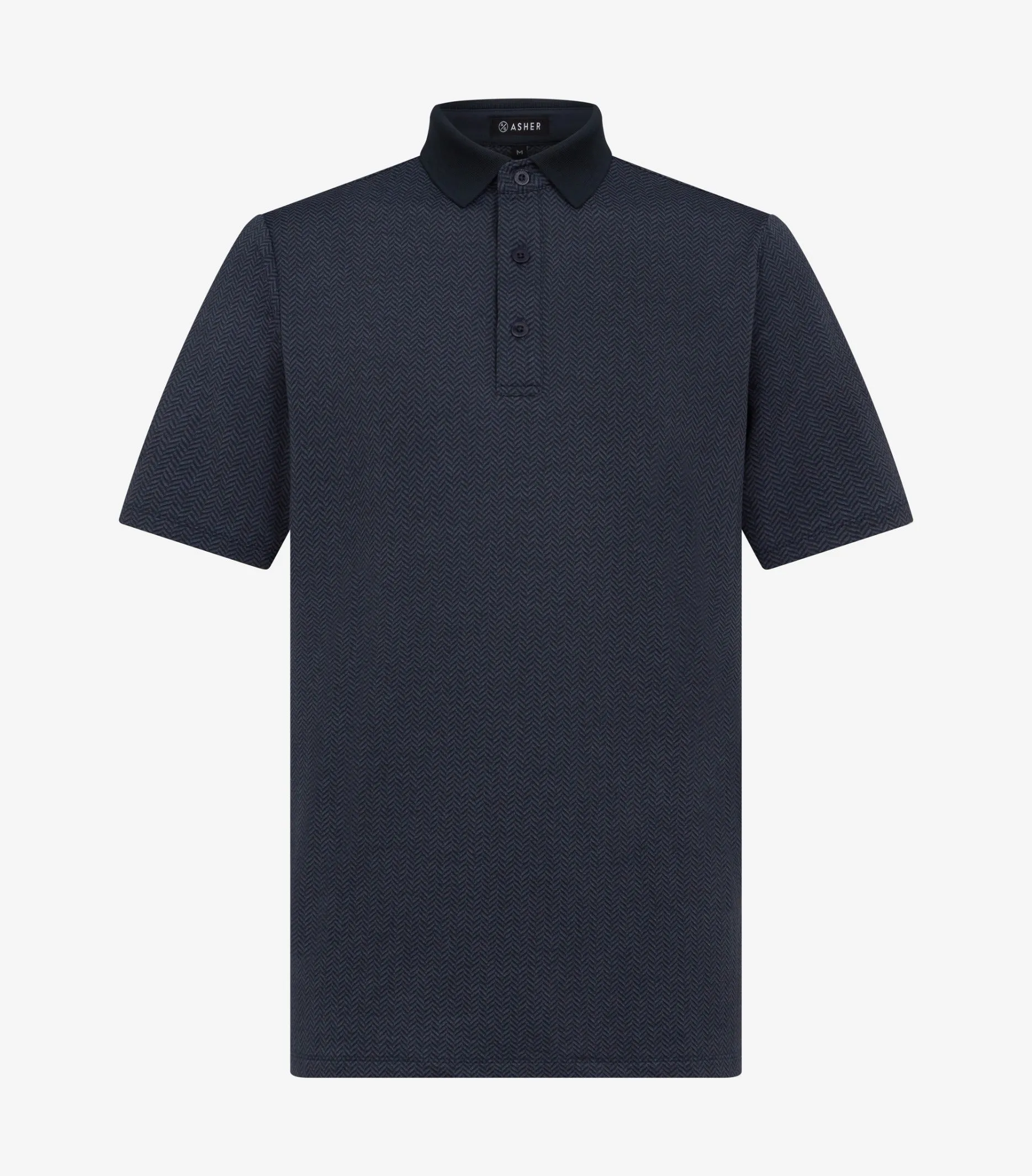 Casual Shirt Versatile Comfort Herringbone Polo