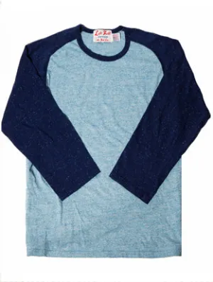 Matte Fit Adaptable Outfit Chambray/Earth from Space Nep 3/4 sleeve Raglan Tee shirt