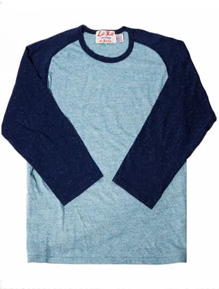 Matte Fit Adaptable Outfit Chambray/Earth from Space Nep 3/4 sleeve Raglan Tee shirt