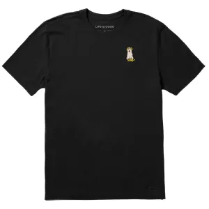 Seasonal Trend Men's Silly Ghost Pup Short Sleeve Crusher Tee