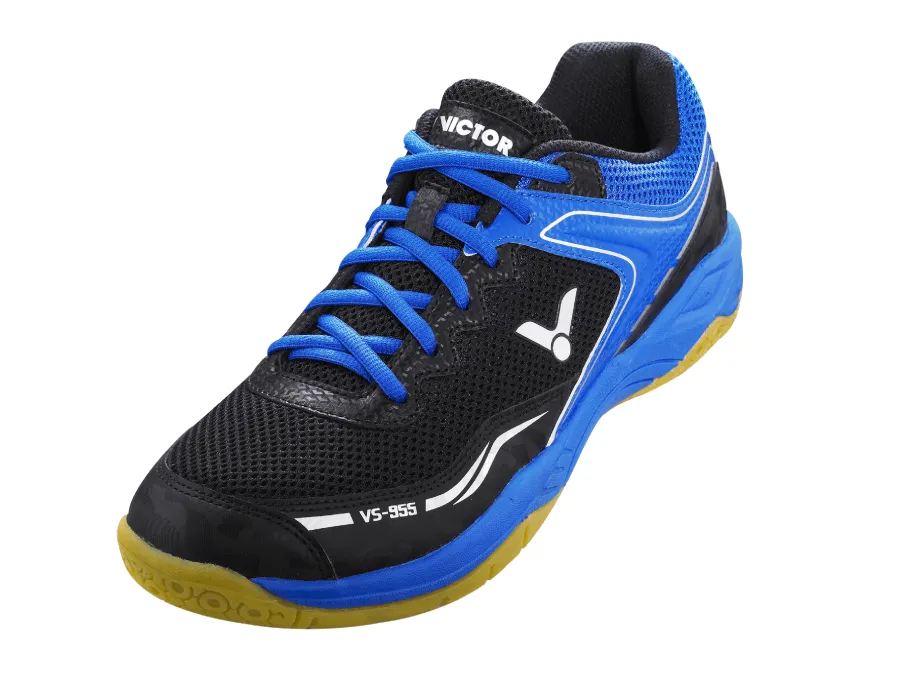 Victor VS-995 CF Unisex Badminton Shoes (Black/Blue) Move Flex