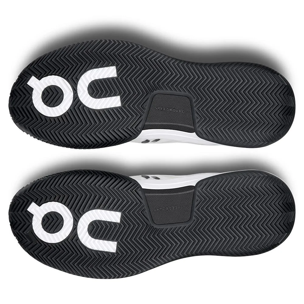 Soft Material Shockproof Outsole On Men's THE ROGER Pro 2 Clay - White/Black