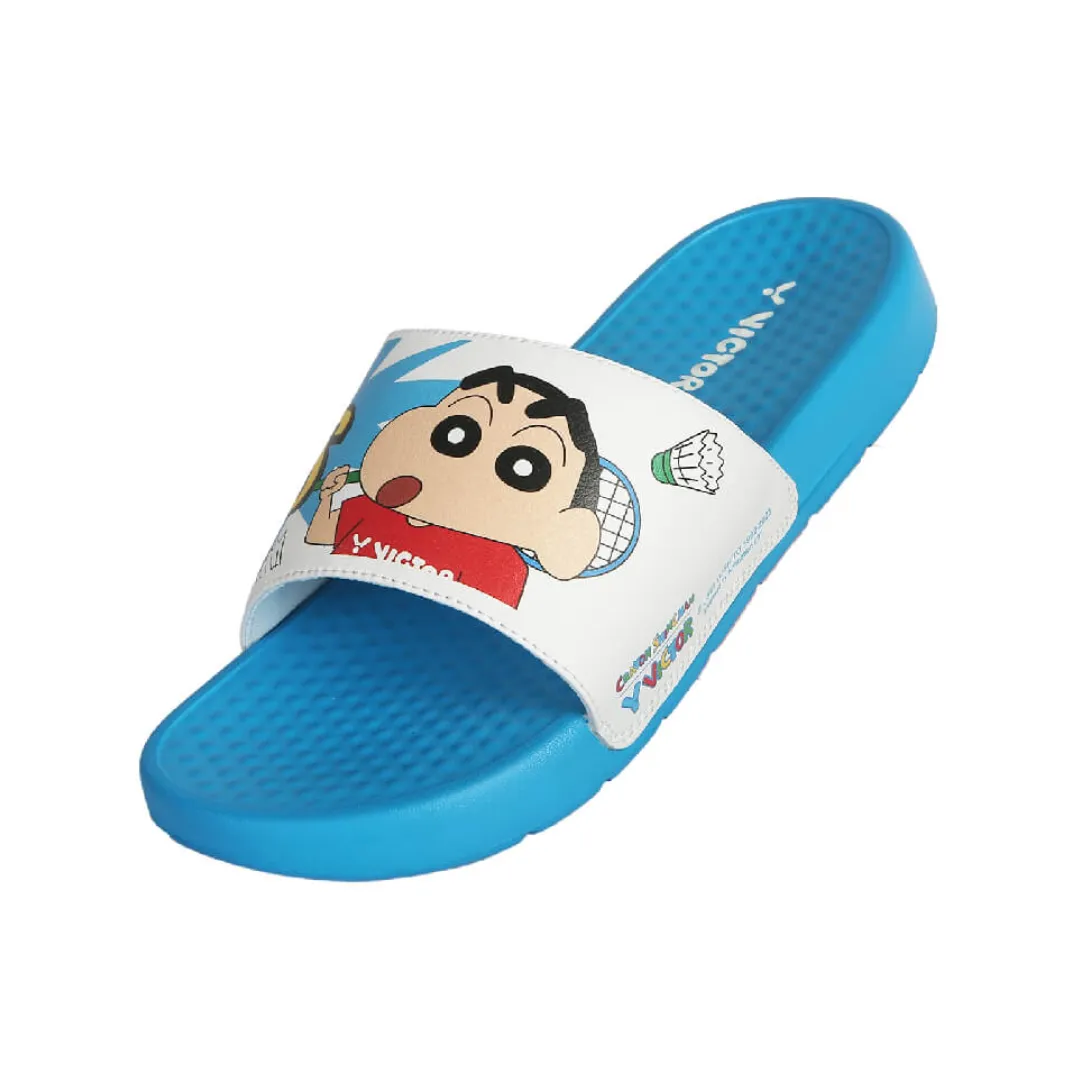 Casual arch Comfort Motion Victor 008CS-FA Crayon Shinchan Slippers/Sandal [Nautical Blue/Bright White]