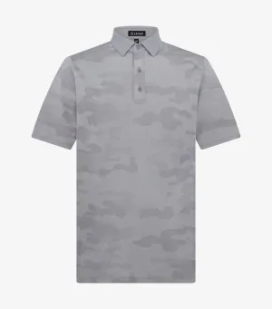 ASHER Jacquard Camo Polo Travel Ready