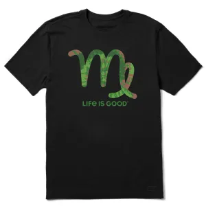 Cool Fit Men's Virgo Sign Tie Dye Short Sleeve Crusher Tee