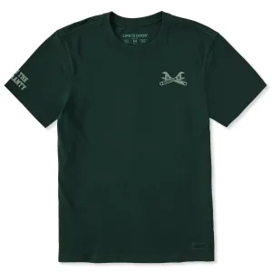 Stretch Material SlimFit Men's Warranty Medley Wrench Short Sleeve Crusher Tee