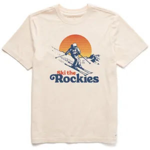 Men's Ski the Rockies Short Sleeve Crusher Tee Formal Elegance