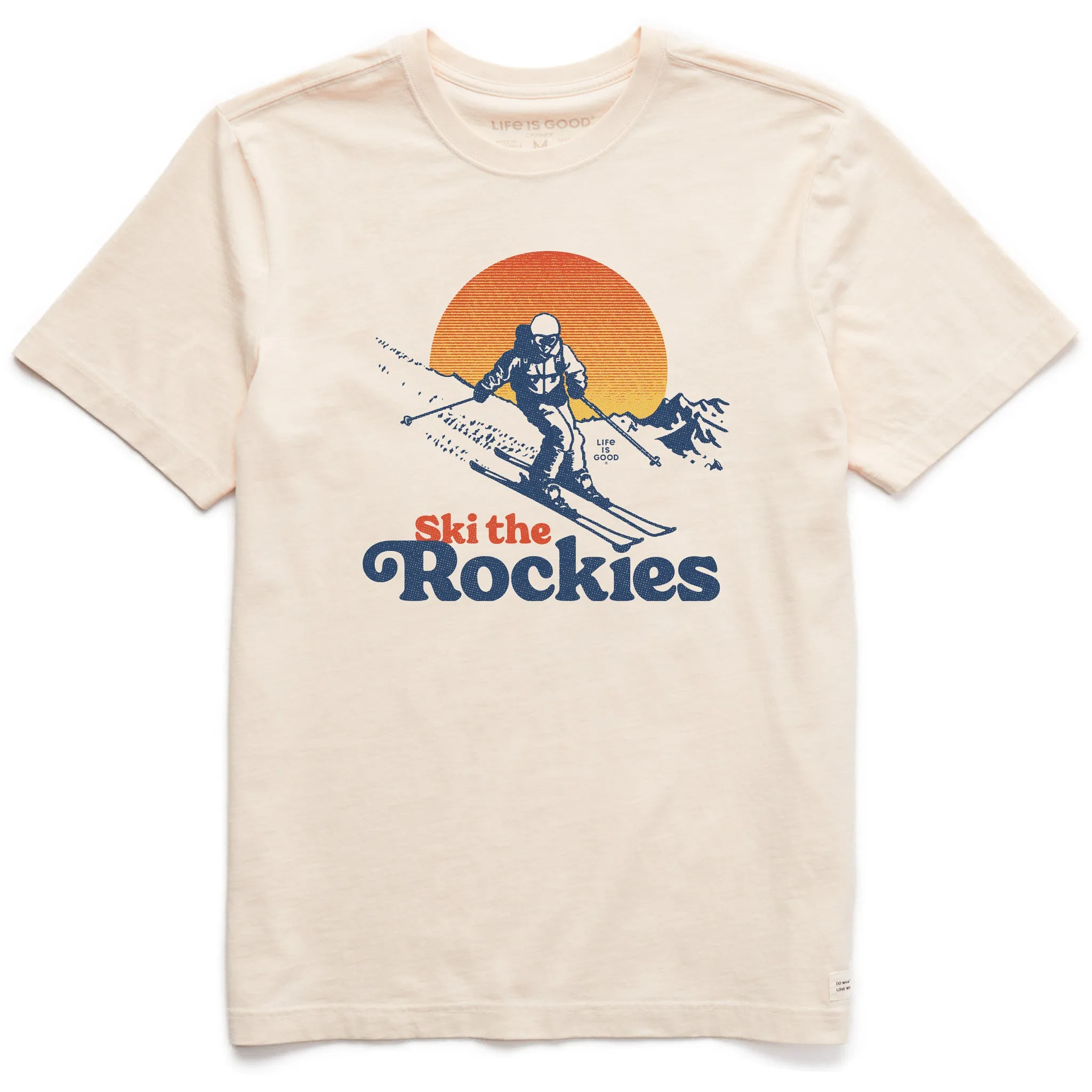 Men's Ski the Rockies Short Sleeve Crusher Tee Formal Elegance