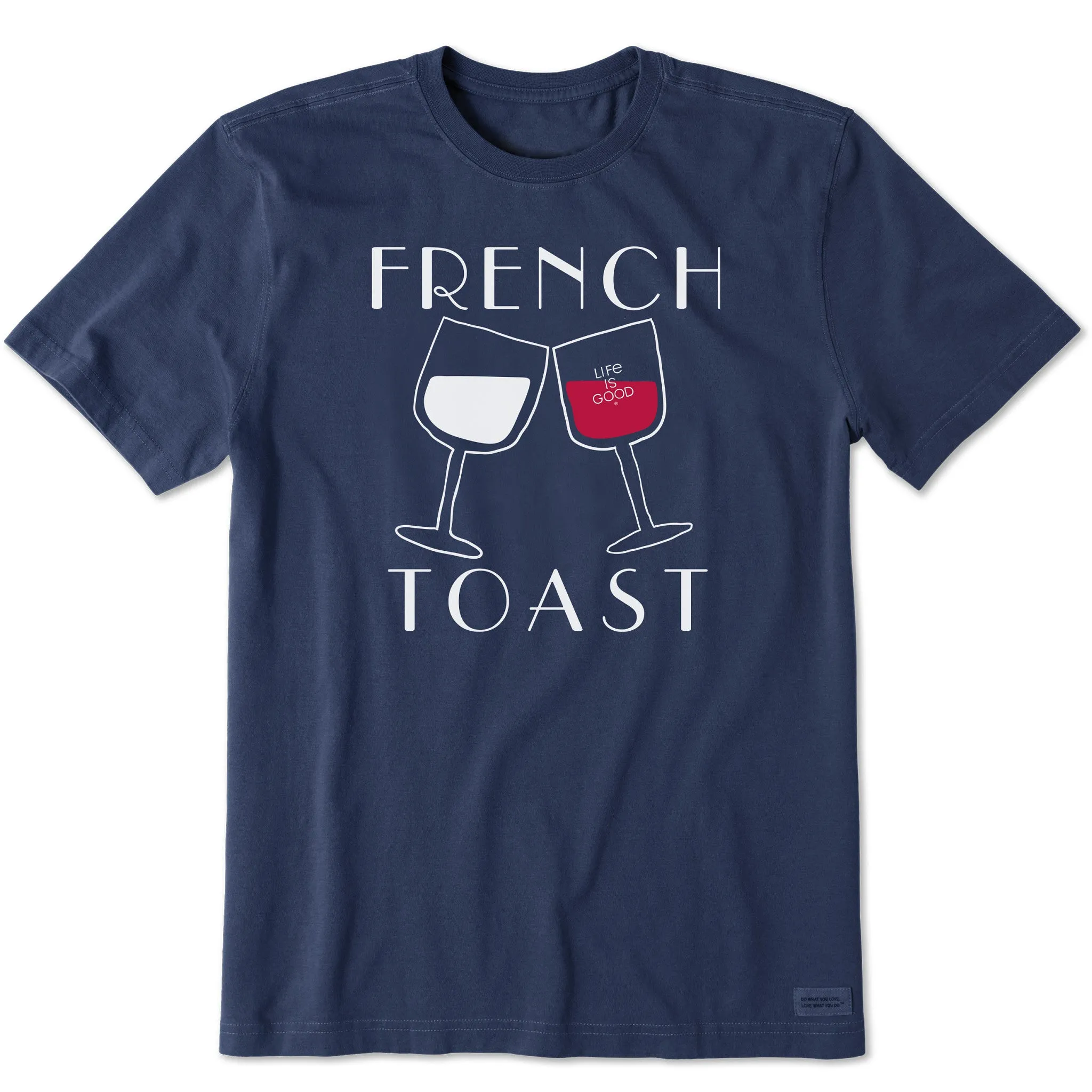 Odor Resistant Material Men's French Toast Short Sleeve Tee