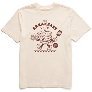 Men's The Breakfast Club Pancakes Short Sleeve Crusher Tee Autumn Wear Everyday Flex