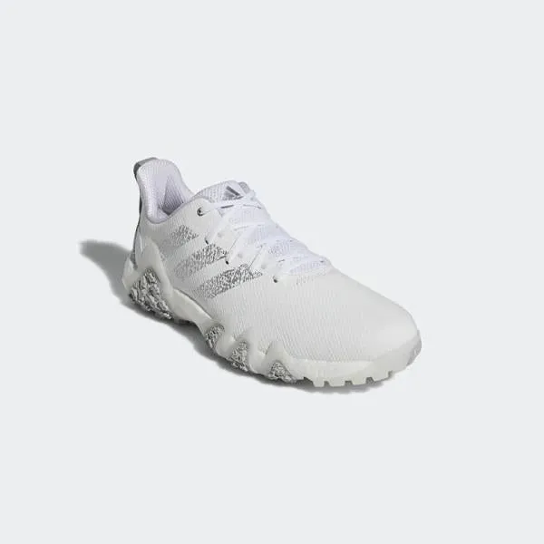 ADIDAS CODECHAOS 22 SPIKELESS SHOES - Cloud White / Silver Metallic / Grey Two Anti Fatigue Footbed