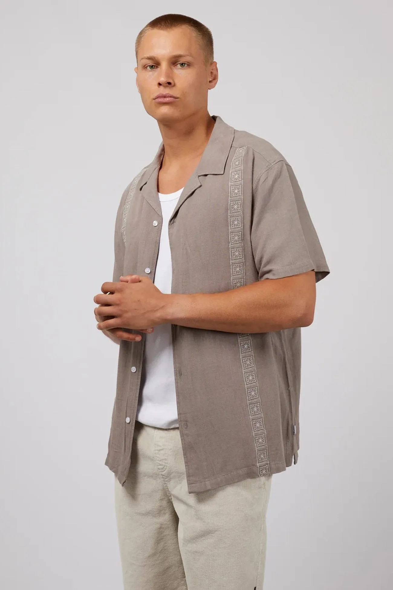 Dover Shirt Mushroom BreathableFabric Classic Color