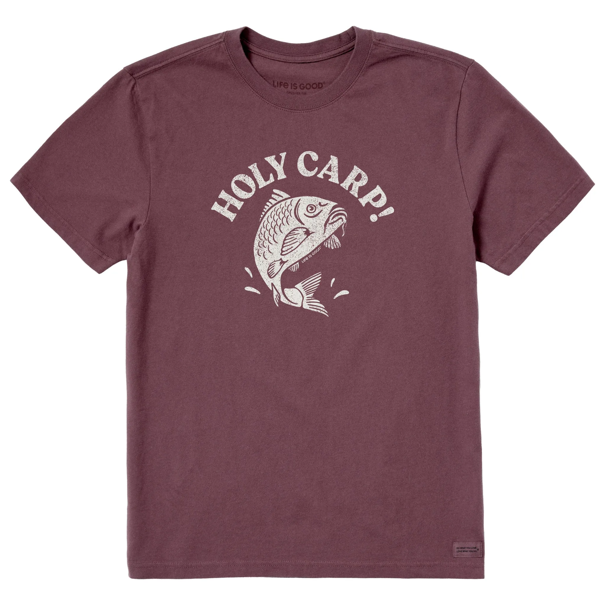 Comfy and Soft Men's Holy Carp Short Sleeve Crusher Tee