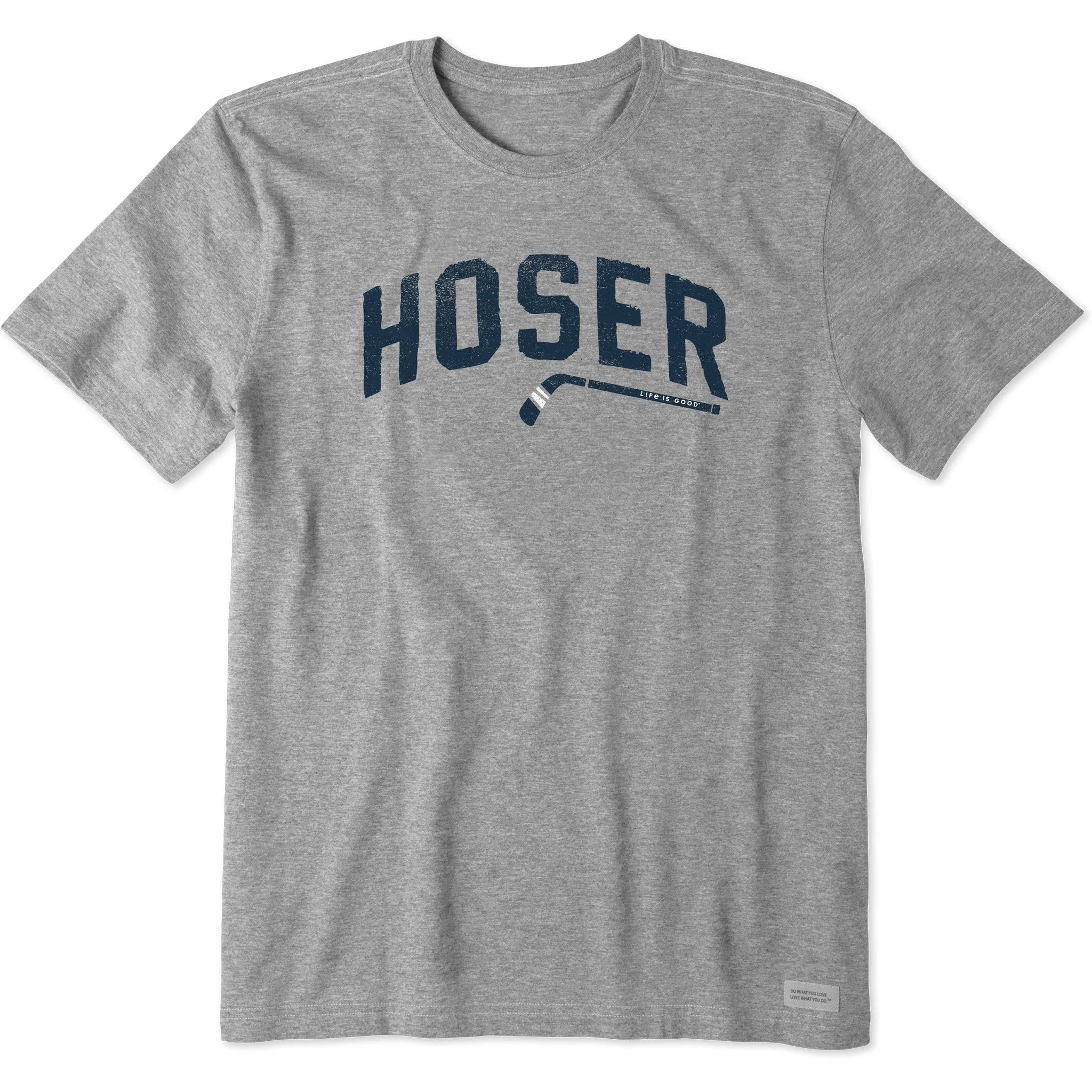 Microfiber texture NoSideSeams Men's Hoser Short Sleeve Tee