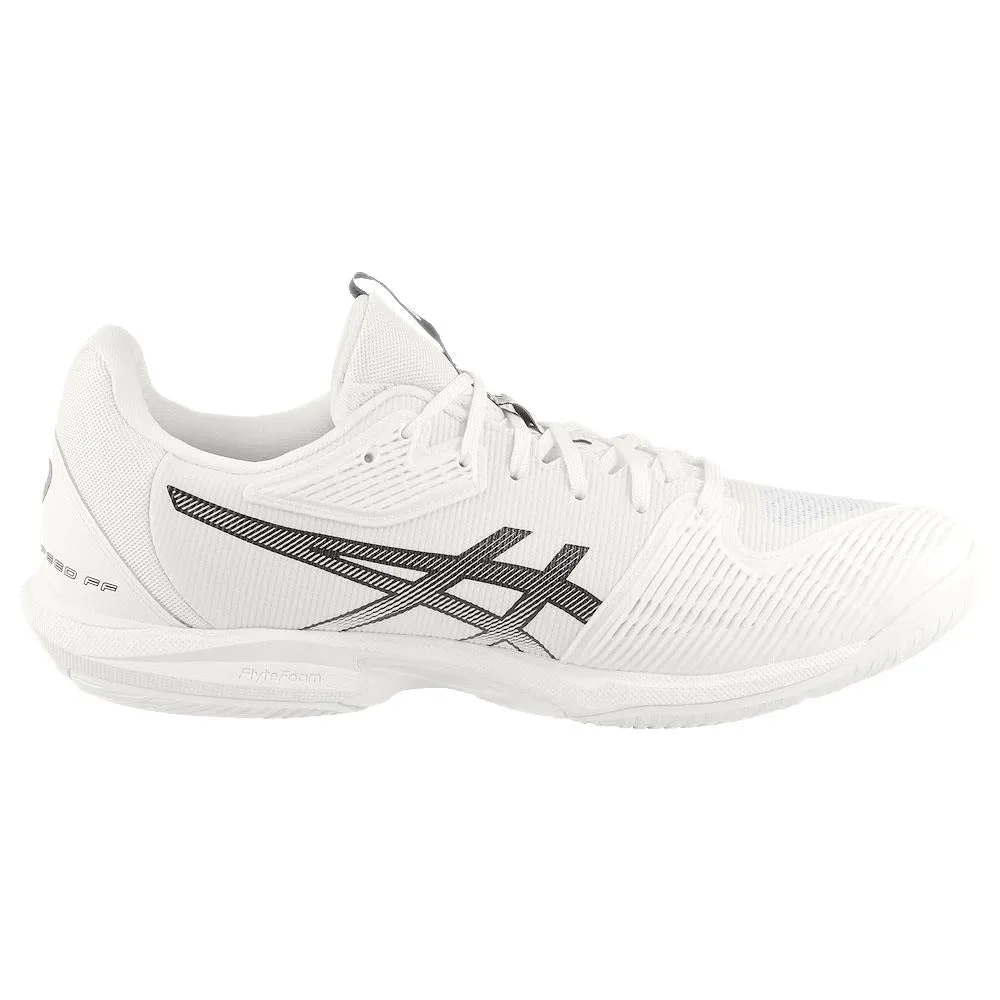 synthetic leather Stable Fit Asics Men's Solution Speed FF 3 - White/Black