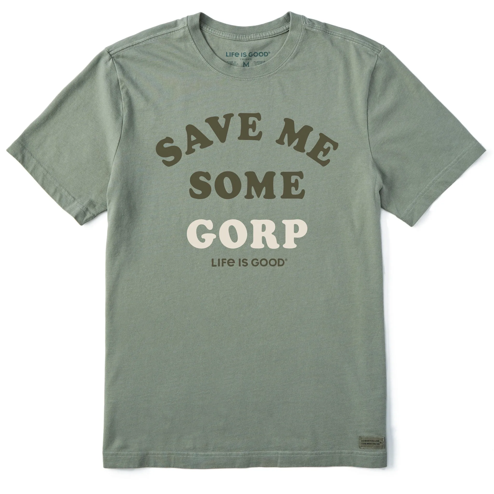 Skinny Fit Men's Save Me Some Gorp Short Sleeve Crusher Tee