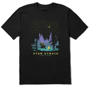 Men's Star Struck Alien Short Sleeve Crusher Tee Quick Fit Wear