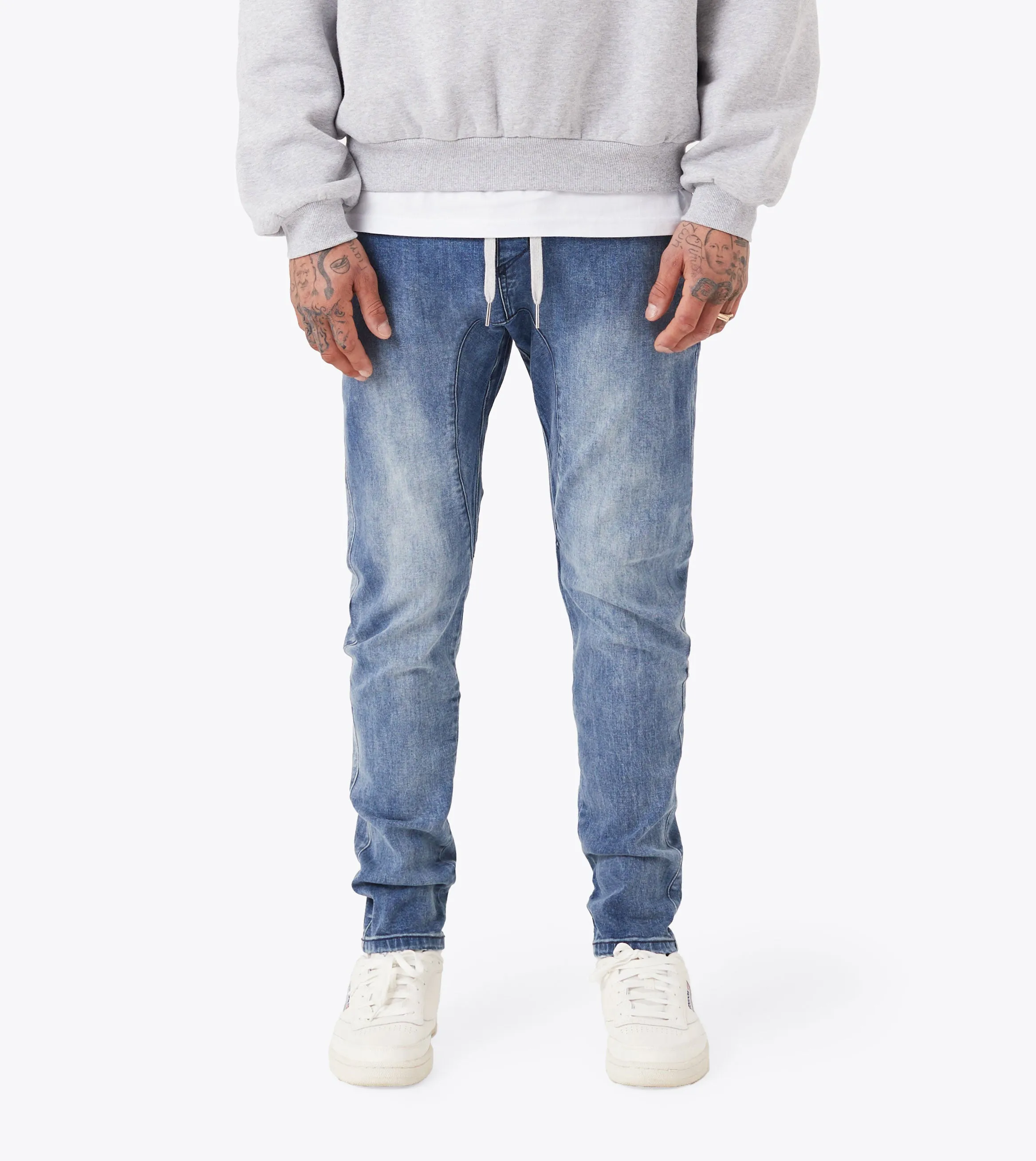 UVProtectiveLayer Breathable Performance Wear Sureshot Denim Chino Dk Blue