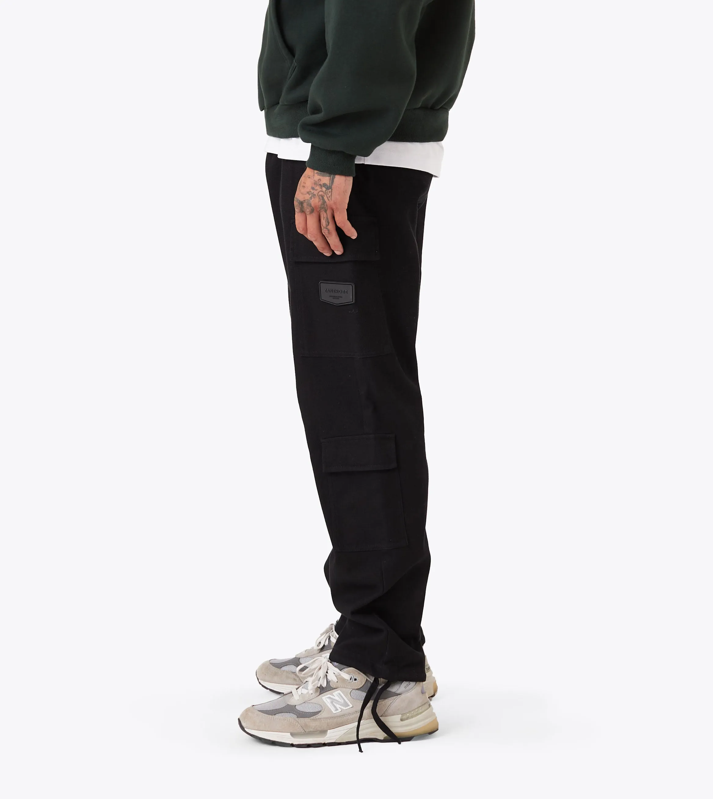 Tech Utility Pant Black Sport Flex Ultra Soft Texture