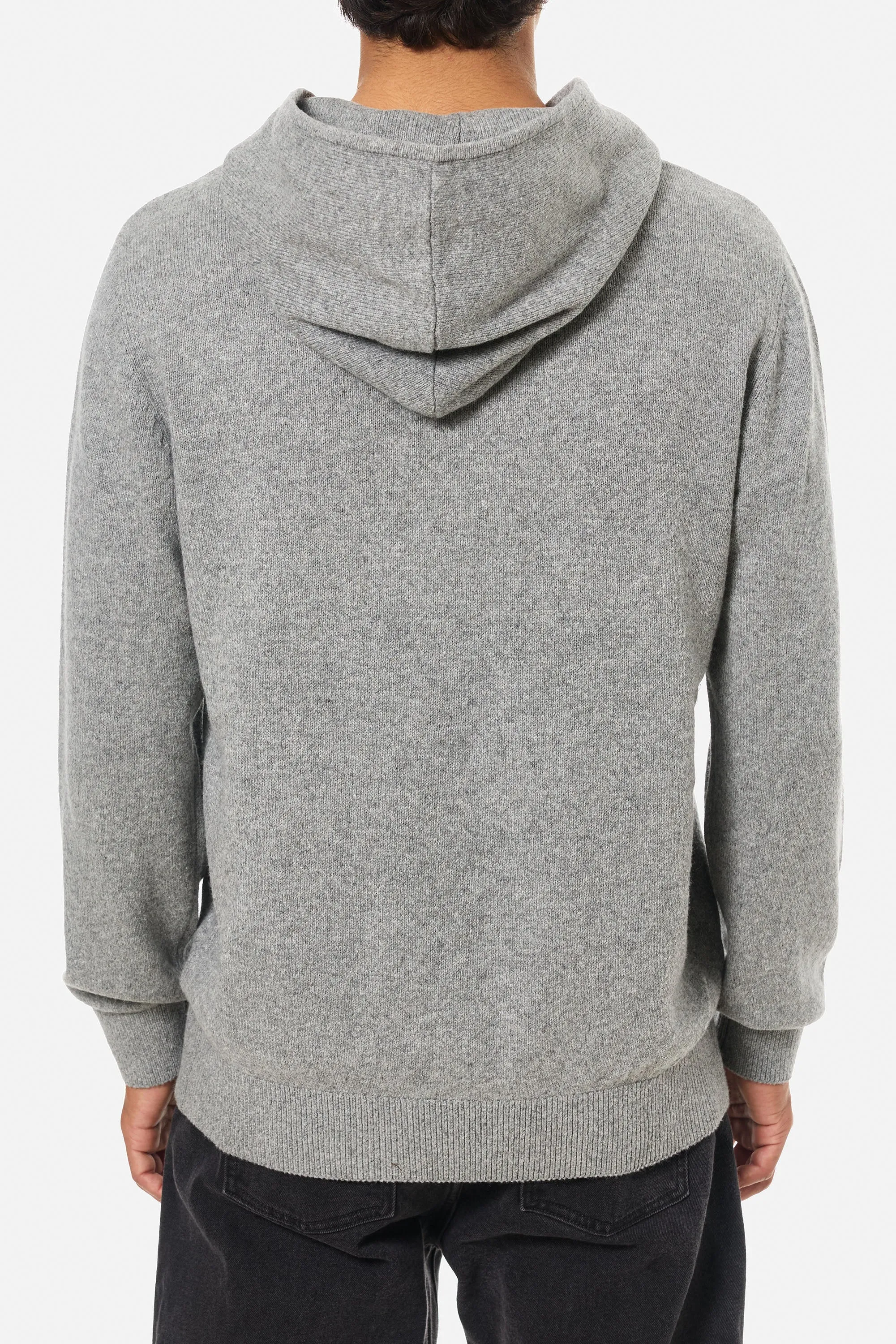 Airy Piece HAYES HOODED HENLEY SWEATER