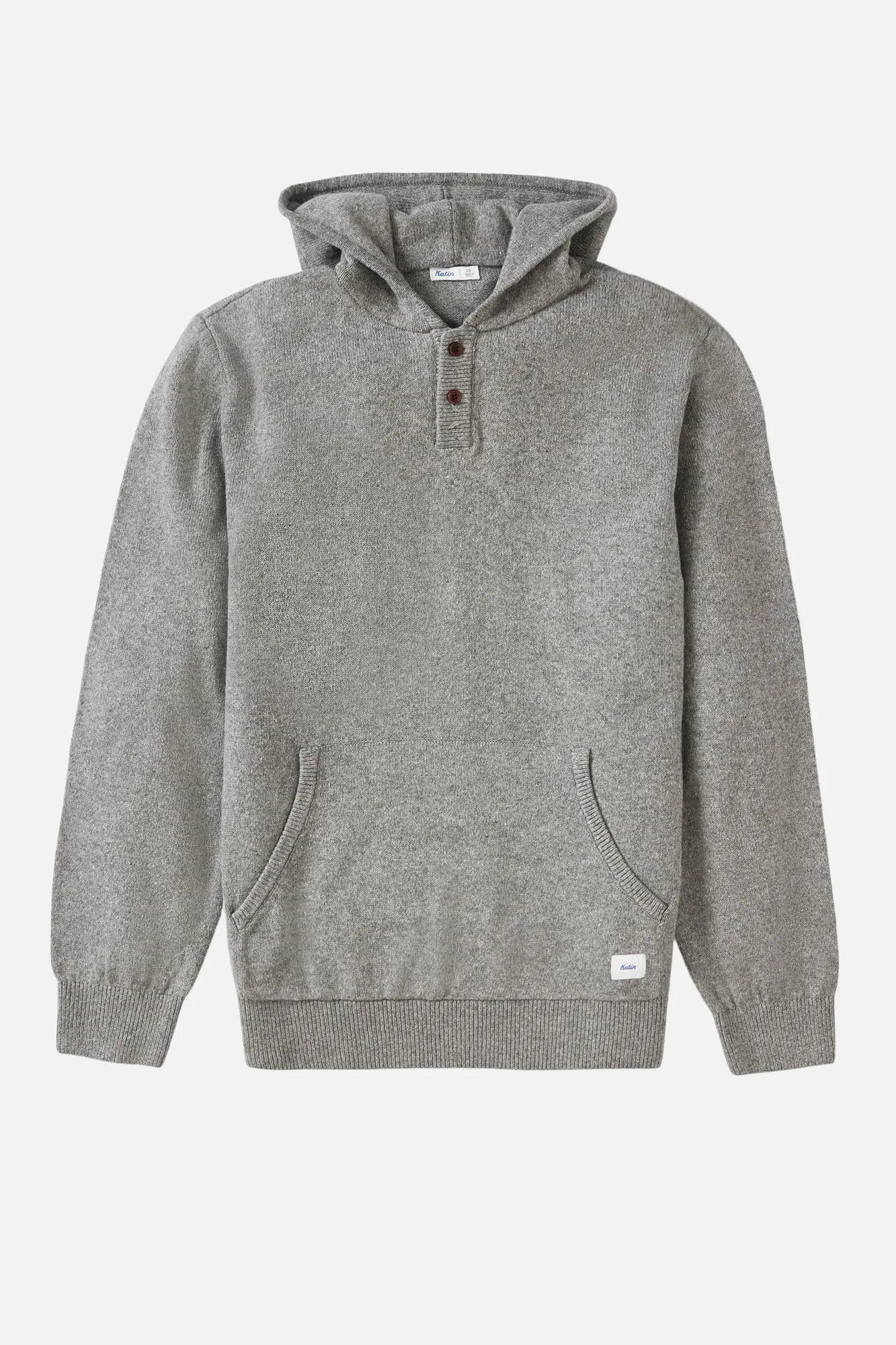 HAYES HOODED HENLEY SWEATER Wearable Basic