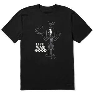 DoubleStitchedHem Men's Heavy Metal Life Was Good Short Sleeve Tee
