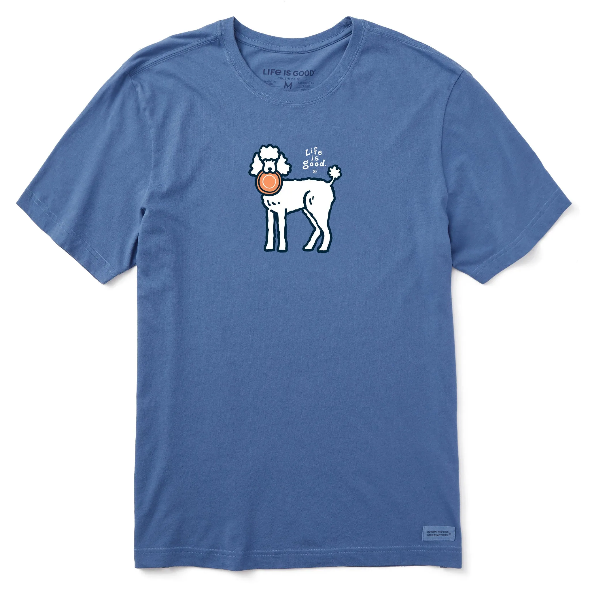 Trendy Fashion Abstract mystery Men's Style Poodle Short Sleeve Crusher Tee