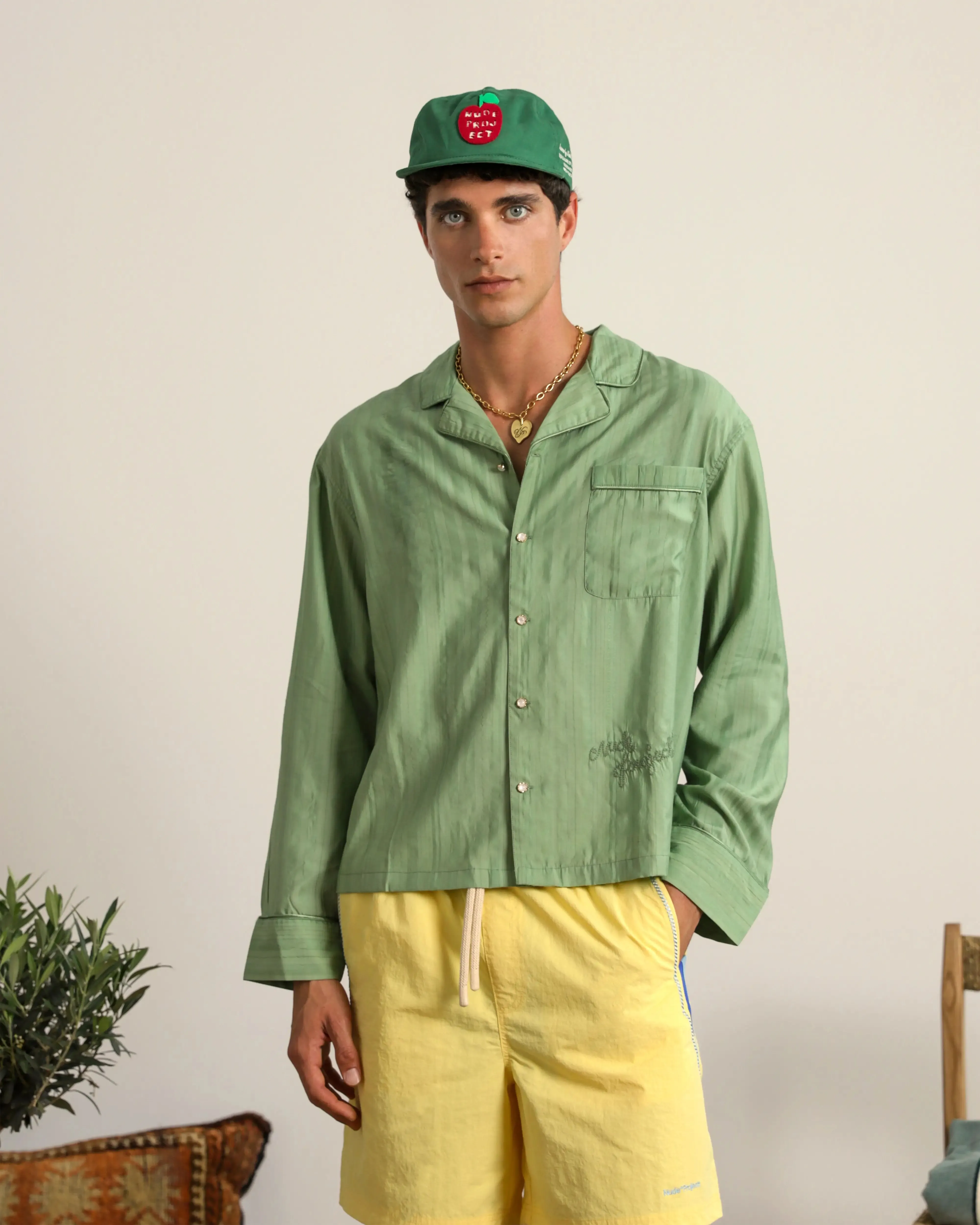 QuickDryDesign Statement Wear Sleepy Shirt Green