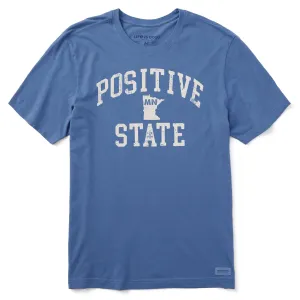 Men's Positive State Minnesota Short Sleeve Crusher Tee Fit for Everyone Effortless Daywear