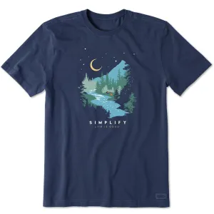 Men's Riverside Campfire Simplify Short Sleeve Tee Chill Mode Fit