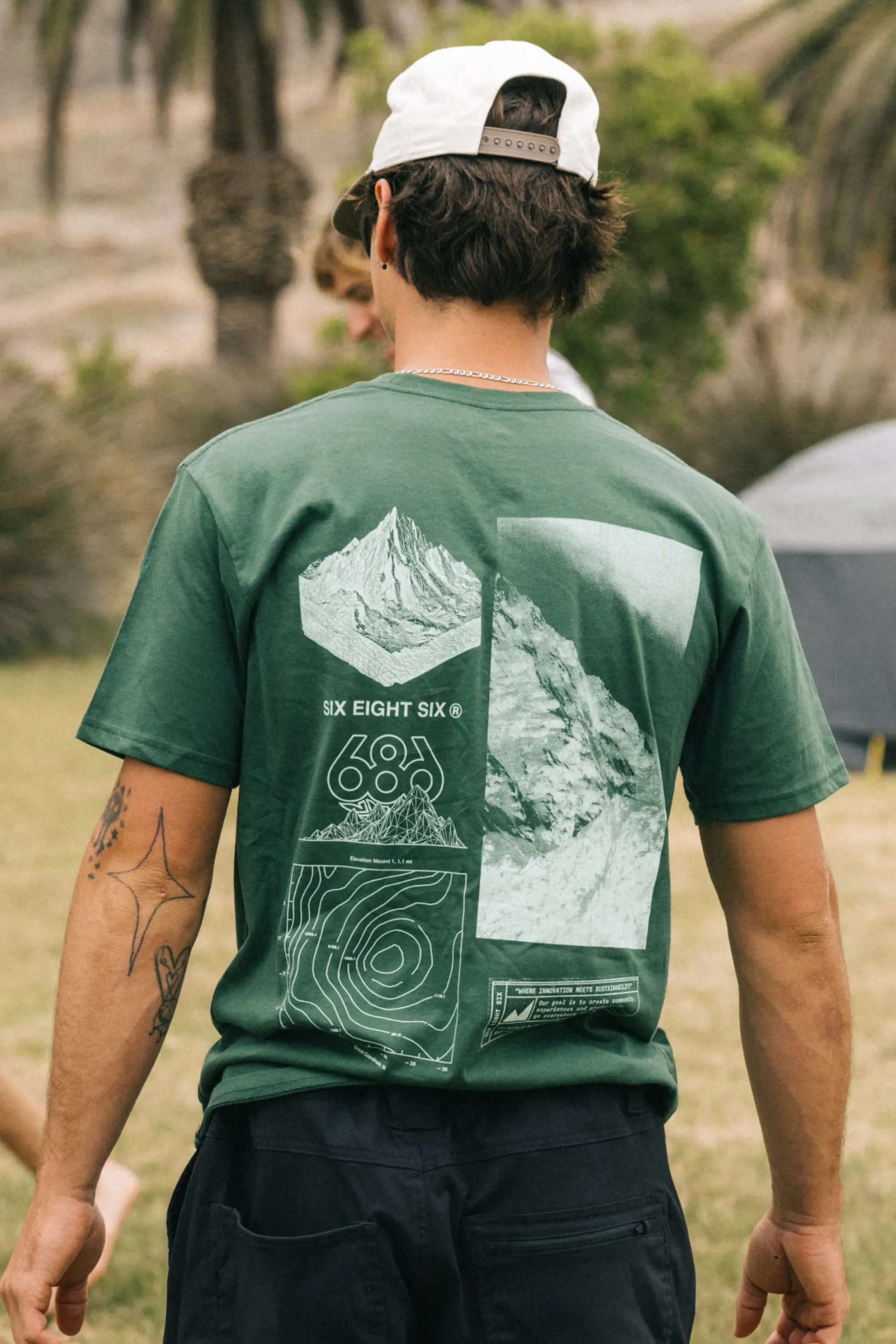 686 Cross-Cut Authentic S/S Tee Casual Everyday