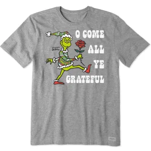 Modern Design Men's Grateful Grinch Short Sleeve Crusher Tee