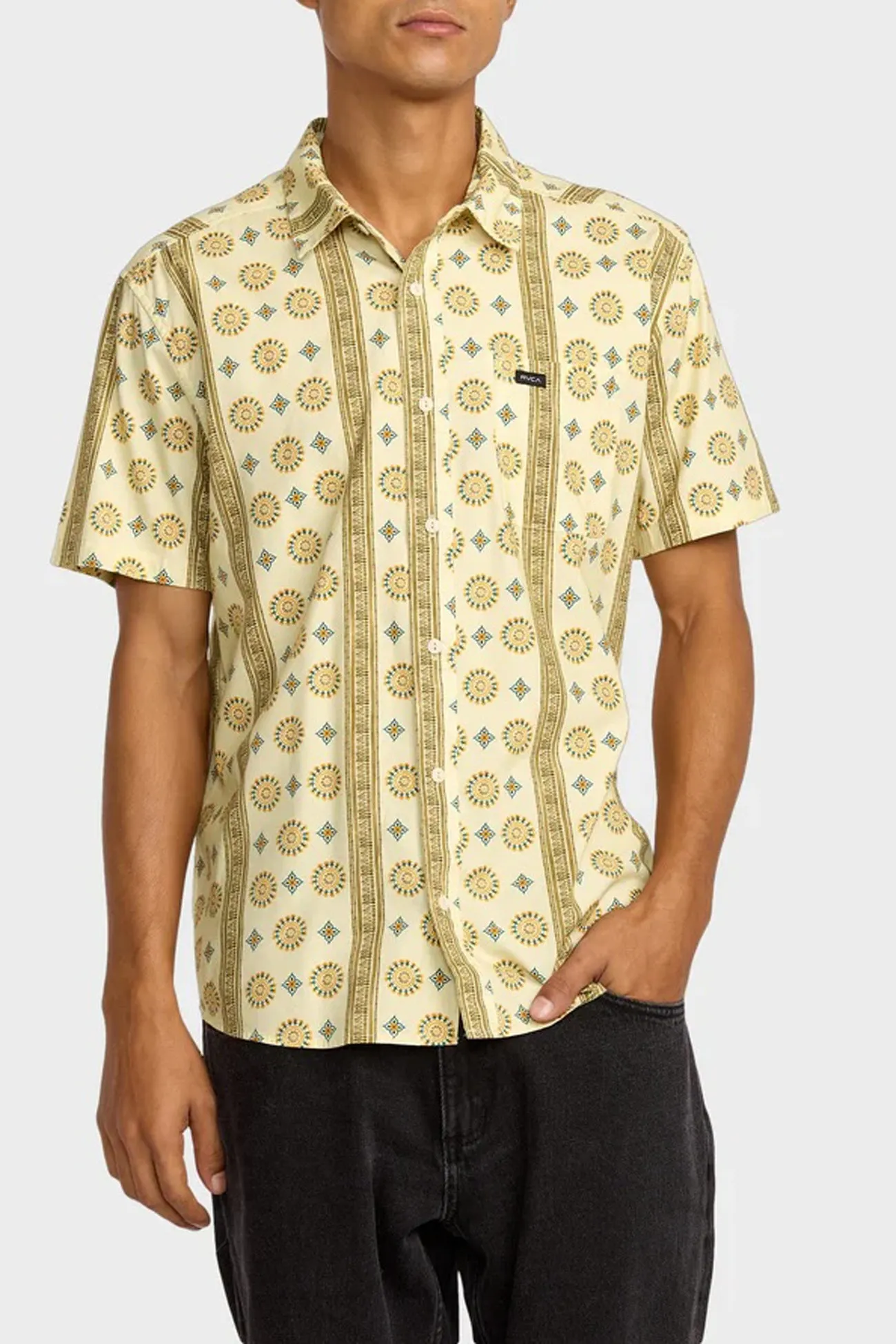 Anytime Short Sleeve Ceramic Modern Comfort Style Breathable Waist