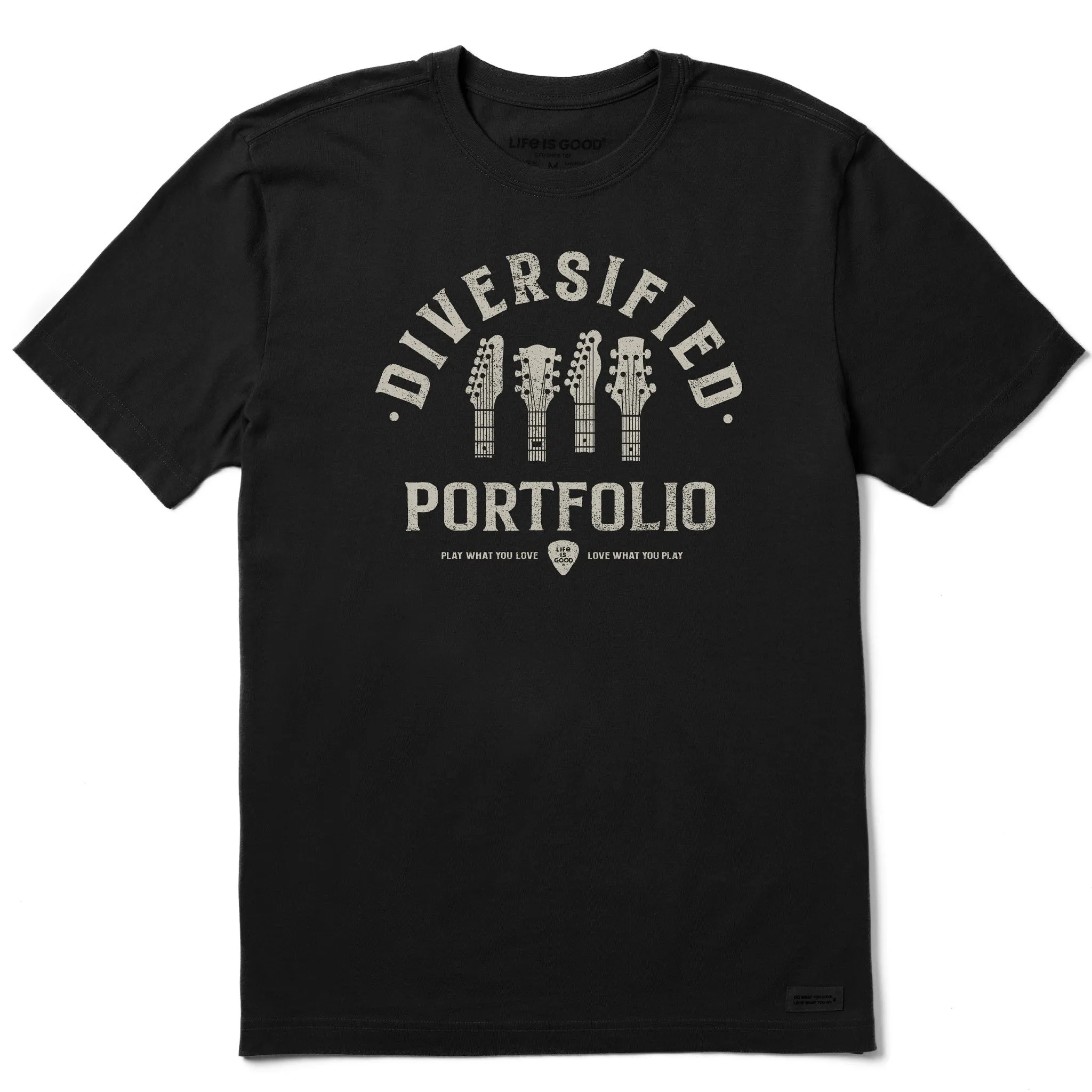 Soft Base Street Trend Look Men's Guitars DP DWYL Short Sleeve Tee