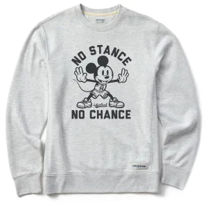 Durable Fabric Men's No Stance No Chance Simply True Fleece Crew