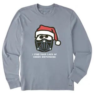 Cool and casual Men's Santa's Dark Side Long Sleeve Crusher Tee