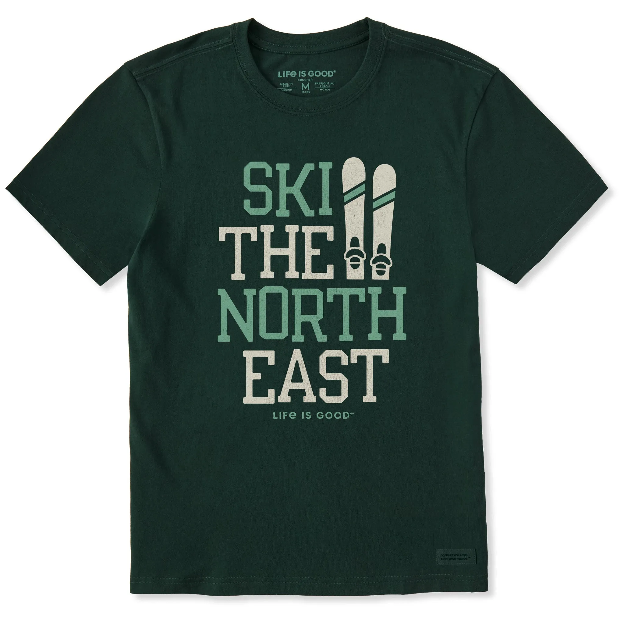 Men's Ski the North East Short Sleeve Crusher Tee Effortless Wearable