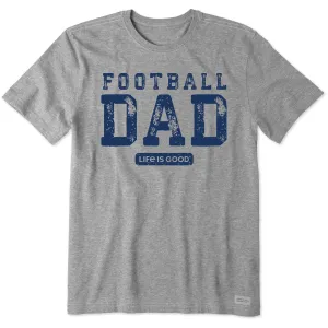 Edgy Men's Football Dad Short Sleeve Tee