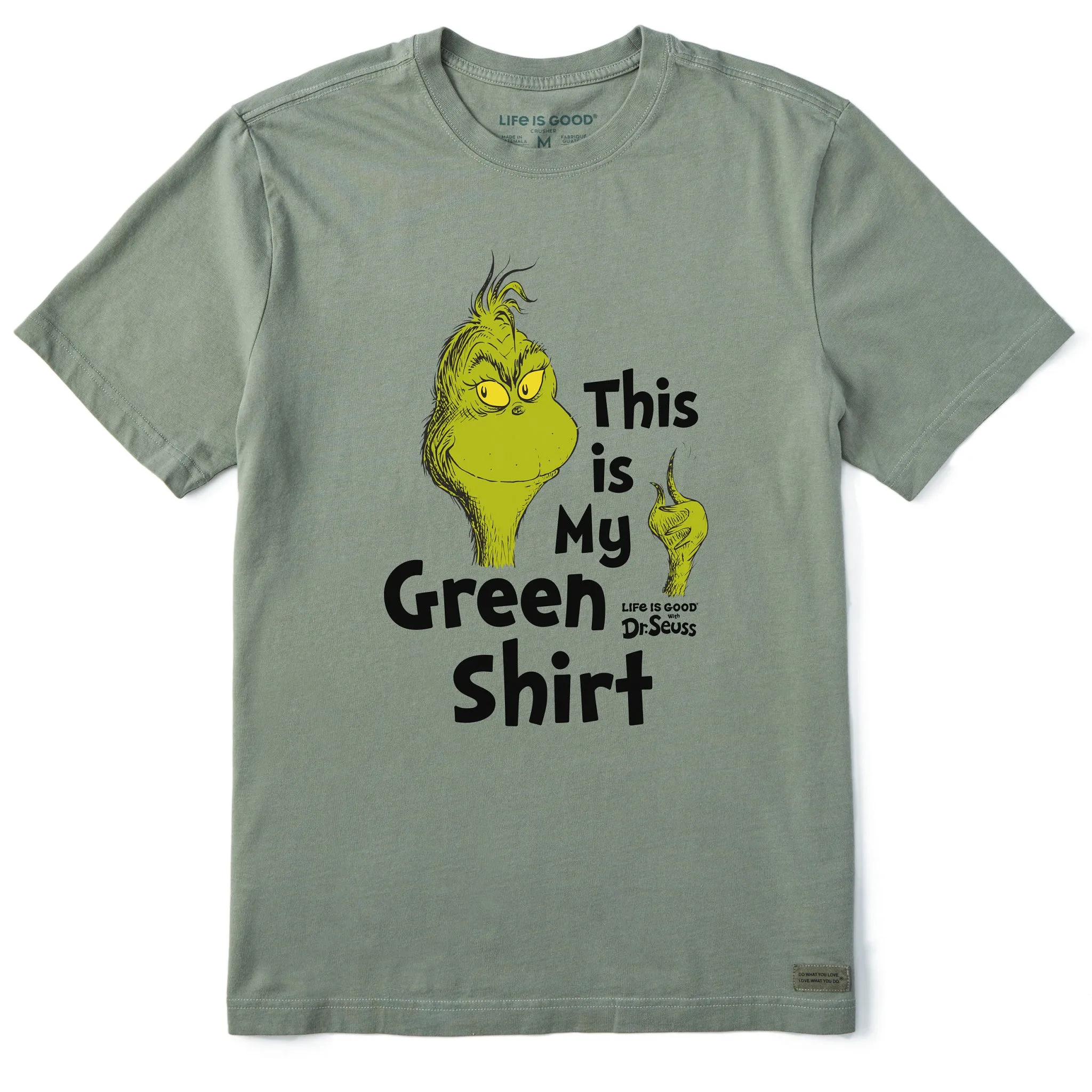 Men's This is My Green Shirt Short Sleeve Crusher Tee Trendy popularity ThermoregulatingFabric