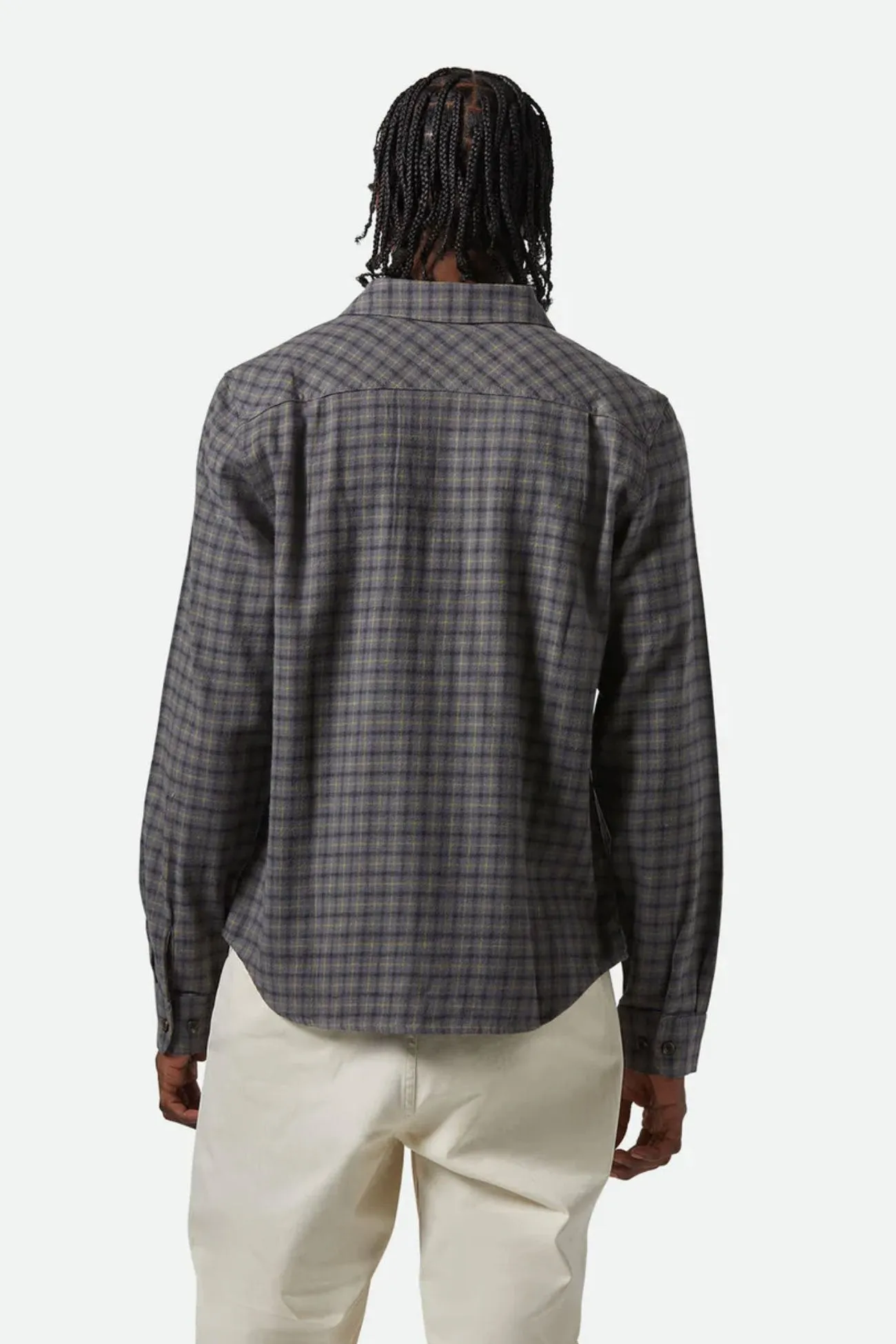 Athletic Wear Bowery Light Weight Ultra Flannel Charcoal Ray Flower Black