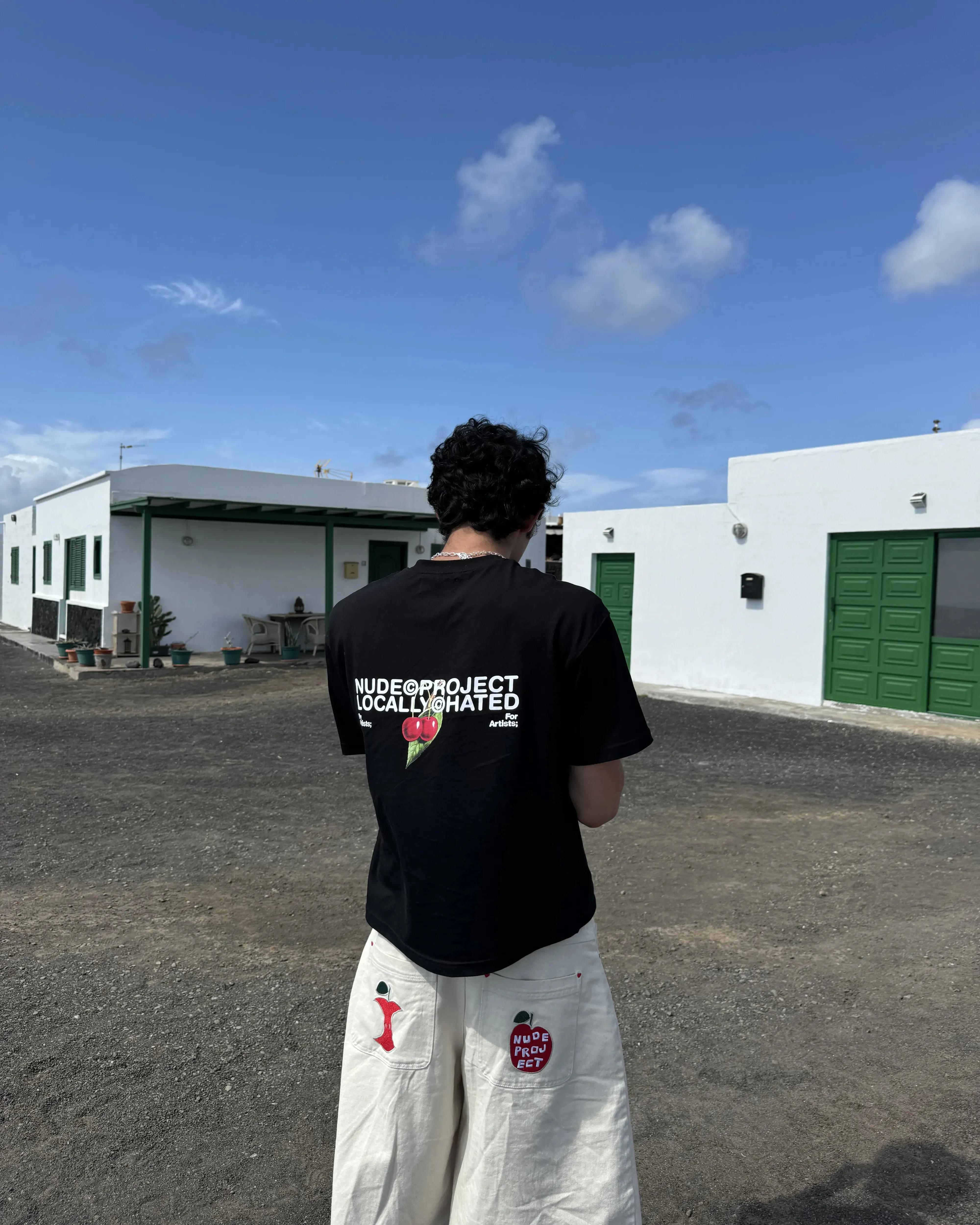 Locally Hated Cherry Tee Black Light Wear sports performance