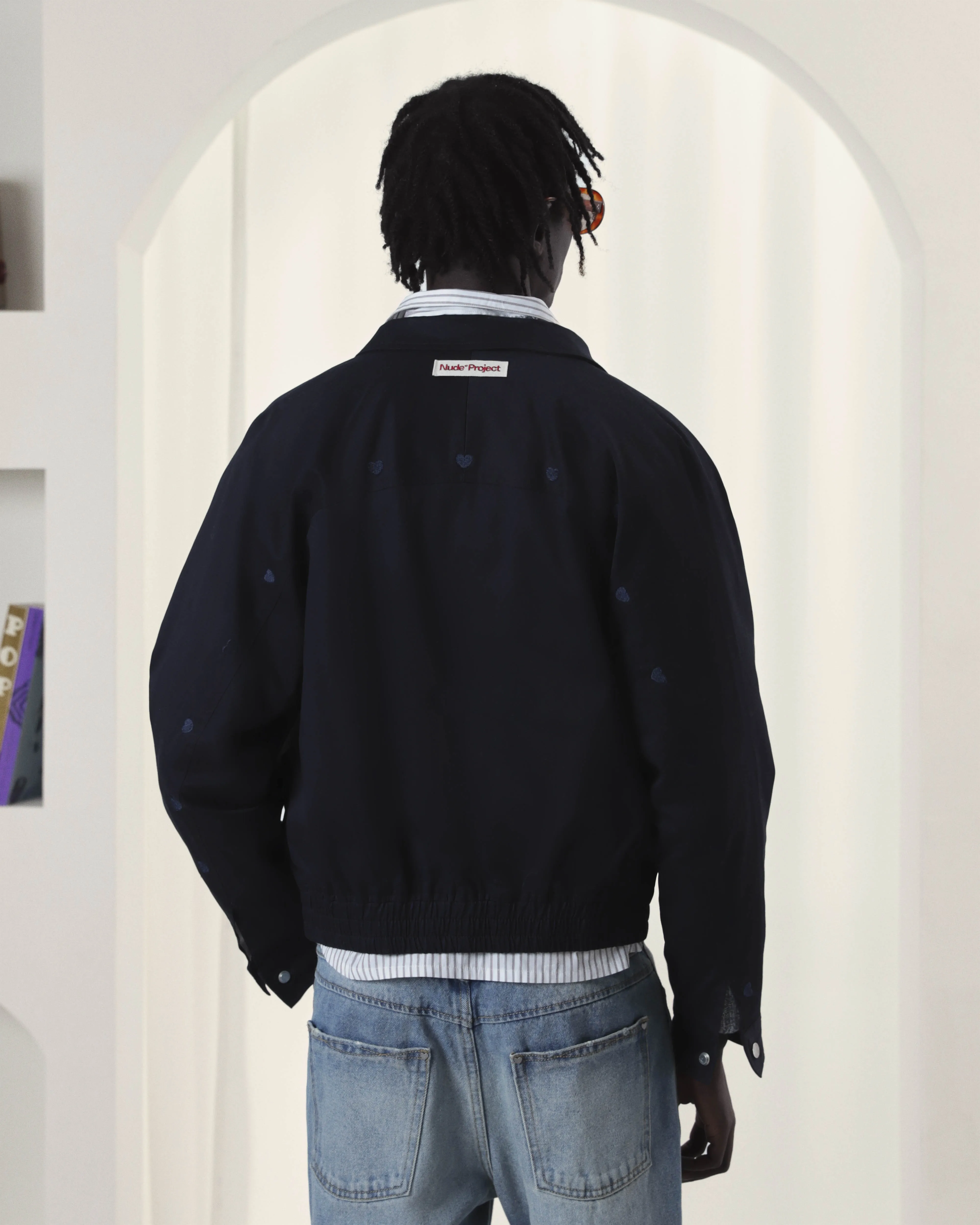 Flap Twill Jacket Organic Cotton Blend