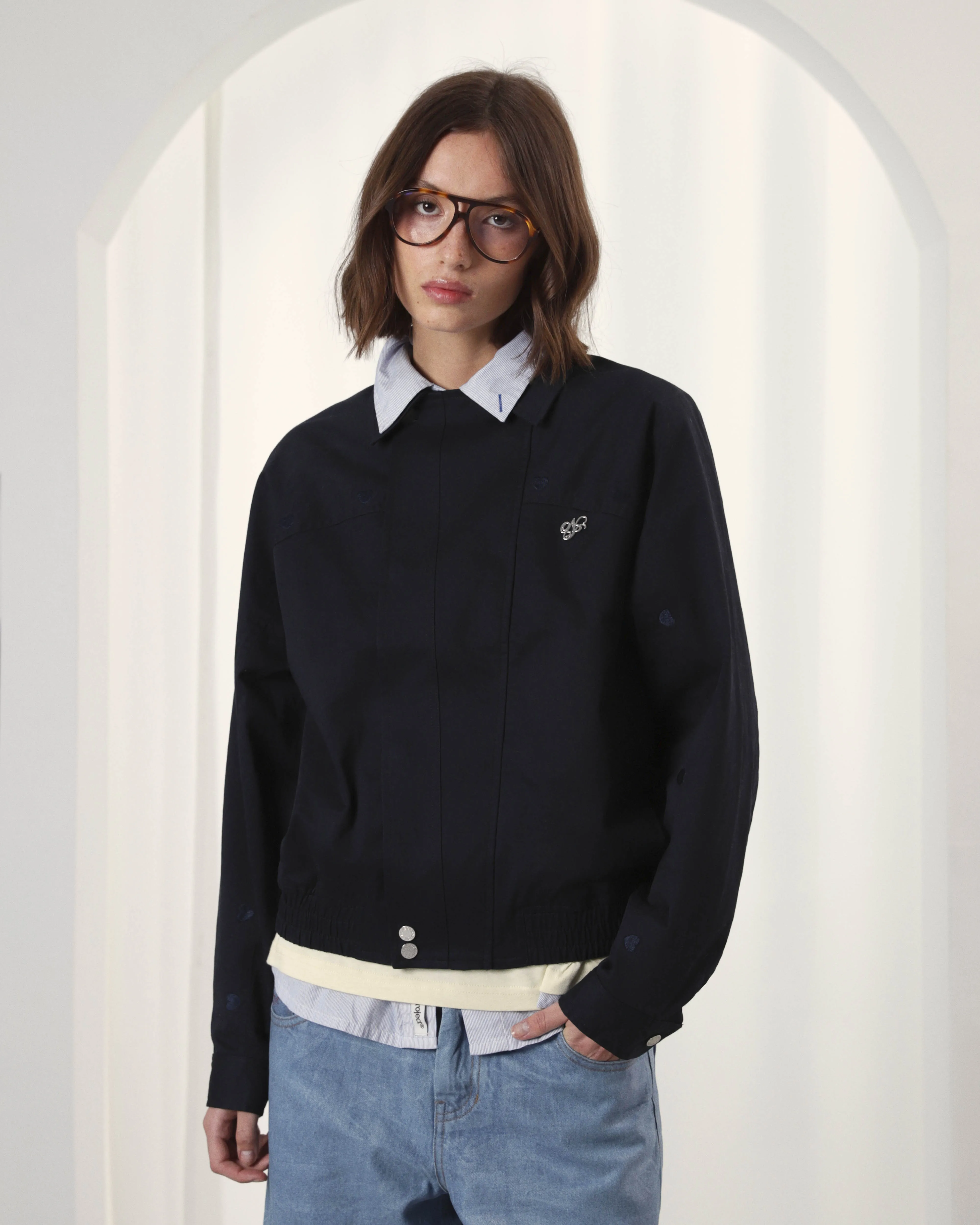 Easy Fit Piece Flap Twill Jacket