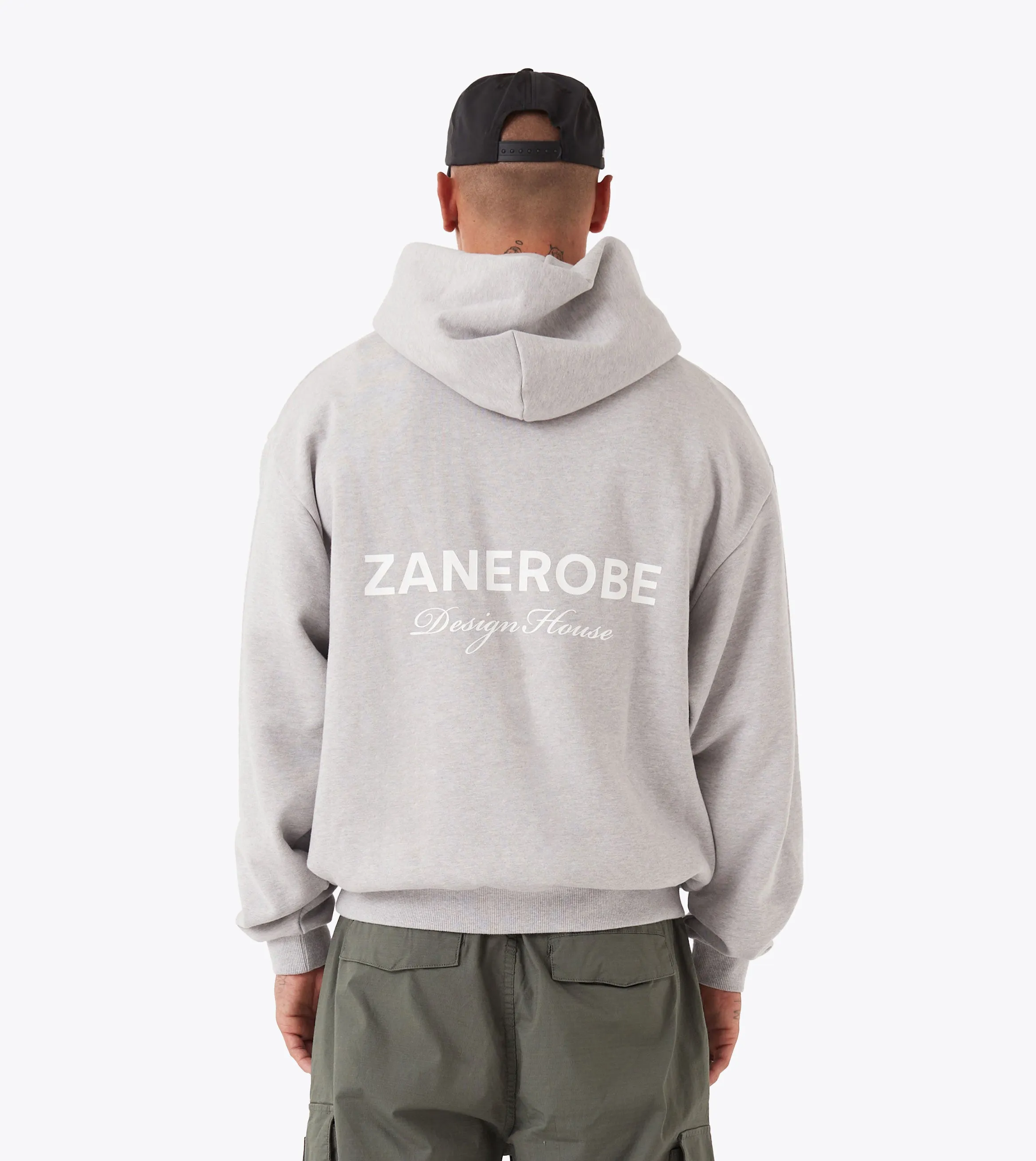 ZDH Box Hood Grey Marle cycling suitable Comfy Layer