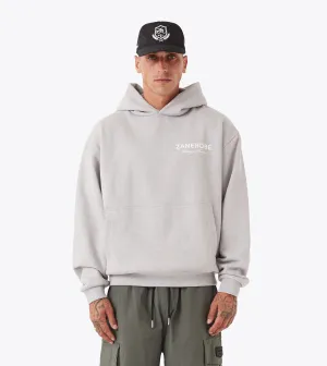 ZDH Box Hood Grey Marle buckle accents Fashion Layers