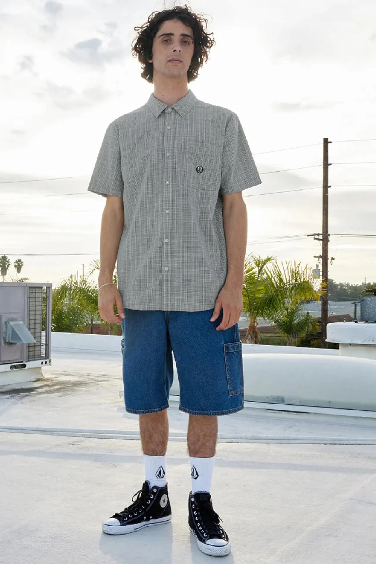 Lonsdale Short Sleeve Shirt Egg White Sporty Flex